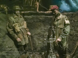 Parachute Regiment mortar crew in "The Airborne Experience" diorama at the Airborne Museum Hartenstein. Photo: Julian Tennant Airborne Museum Hartenstein. Photo: Julian Tennant