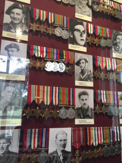 The museum also features a large display of medals which have been donated by veterans of Operation Market Garden.