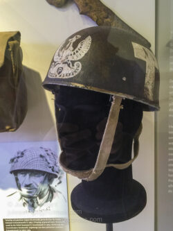 Polish parachutist helmet. Photo: Julian Tennant