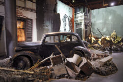 The Airborne Experience display in the basement of the Airborne Museum Hartenstein. Photo: Julian Tennant