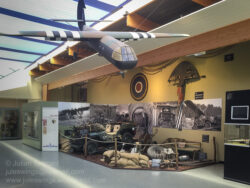 Exhibits at the Memorial Pegasus museum. Photo: Julian Tennant