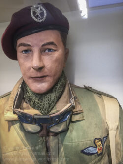 Army Air Corps (AAC) Glider Pilot display detail. Photo: Julian Tennant