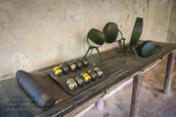 Located about 50km from Ho Chi Minh City, the tunnels at Ben Dinh are one of two such attractions (the other a little further down Provincial Road 15, at Ben Duoc) in the Cu Chi district. Entrance fee is 65000 Dong which includes a guided tour starting in a partially dug in classroom where the guide provides an overview of the tunnel system and its role in the conflict. From there you are shown various exhibits including booby trap and protection measures, command bunkers, hospitals and a munitions manufacturing workshop that recycled unexploded American ordnance. Some, such as the one demonstrating how the infamous ‘Ho Chi Minh sandals’ were made from old tyres allow the visitor to see how the items were made as well as buy the manufactured product. A 50m section of tunnel has been recreated for (larger ‘western’) visitors who wish to experience the feeling of crawling in the dark, dank confines a few meters below the surface. Scattered throughout the site are a handful of war artifacts including a knocked out M-41 tank, munitions and signposts indicating bomb craters, which may otherwise remain unnoticed amongst the rejuvenated undergrowth. At one end there is a café area and 25m shooting range where you can let loose with the usual assortment of M16’s, AK 47’s, M-60’s etc or add some more fake Zippo lighters, dog tags, beer can toys and ‘ho chi minh sandals’ to your collection. For more information go to www.cuchitunnel.org.vn