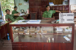 Located about 50km from Ho Chi Minh City, the tunnels at Ben Dinh are one of two such attractions (the other a little further down Provincial Road 15, at Ben Duoc) in the Cu Chi district. Entrance fee is 65000 Dong which includes a guided tour starting in a partially dug in classroom where the guide provides an overview of the tunnel system and its role in the conflict. From there you are shown various exhibits including booby trap and protection measures, command bunkers, hospitals and a munitions manufacturing workshop that recycled unexploded American ordnance. Some, such as the one demonstrating how the infamous ‘Ho Chi Minh sandals’ were made from old tyres allow the visitor to see how the items were made as well as buy the manufactured product. A 50m section of tunnel has been recreated for (larger ‘western’) visitors who wish to experience the feeling of crawling in the dark, dank confines a few meters below the surface. Scattered throughout the site are a handful of war artifacts including a knocked out M-41 tank, munitions and signposts indicating bomb craters, which may otherwise remain unnoticed amongst the rejuvenated undergrowth. At one end there is a café area and 25m shooting range where you can let loose with the usual assortment of M16’s, AK 47’s, M-60’s etc or add some more fake Zippo lighters, dog tags, beer can toys and ‘ho chi minh sandals’ to your collection. For more information go to www.cuchitunnel.org.vn