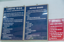 Located about 50km from Ho Chi Minh City, the tunnels at Ben Dinh are one of two such attractions (the other a little further down Provincial Road 15, at Ben Duoc) in the Cu Chi district. Entrance fee is 65000 Dong which includes a guided tour starting in a partially dug in classroom where the guide provides an overview of the tunnel system and its role in the conflict. From there you are shown various exhibits including booby trap and protection measures, command bunkers, hospitals and a munitions manufacturing workshop that recycled unexploded American ordnance. Some, such as the one demonstrating how the infamous ‘Ho Chi Minh sandals’ were made from old tyres allow the visitor to see how the items were made as well as buy the manufactured product. A 50m section of tunnel has been recreated for (larger ‘western’) visitors who wish to experience the feeling of crawling in the dark, dank confines a few meters below the surface. Scattered throughout the site are a handful of war artifacts including a knocked out M-41 tank, munitions and signposts indicating bomb craters, which may otherwise remain unnoticed amongst the rejuvenated undergrowth. At one end there is a café area and 25m shooting range where you can let loose with the usual assortment of M16’s, AK 47’s, M-60’s etc or add some more fake Zippo lighters, dog tags, beer can toys and ‘ho chi minh sandals’ to your collection. For more information go to www.cuchitunnel.org.vn