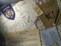 USAAF 9th Troop Carrier Group. Photo: Julian Tennant US Paratrooper's D-Day Experience Museum. Saint-Côme-du-Mont, Normandy