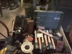 Dead Man's Corner Museum Regimental Command Post detail. Photo: Julian Tennant 'Dead Man’s Corner' - German Paratrooper Museum – Saint-Côme-du-Mont, Normandy