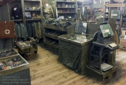 The 'Paratrooper' shop at the Dead Man's Corner Museum. Photo: Julian Tennant 'Dead Man’s Corner' - German Paratrooper Museum – Saint-Côme-du-Mont, Normandy