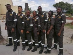 Special Reserve Force instructors at Ruben Danger Ashipala Police Training Centre.