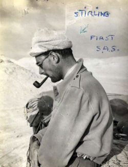 SAS founder David Stirling. Photo: Fred Casey 1 SAS WW2 SAS Fred Casey 'L' Detachment Special Air Service