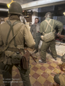 Paratroopers of the 17th Airborne Division clearing a room. 101st Airborne Museum Bastogne