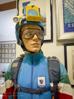 Parachutist of the Sport Activity Department - Skydiving Section, a sub-unit of the Parachute Training Centre. The section began in the 1950's and officially became the Acrobatic Parachute Team in 1966.