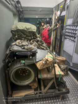 AS 24 Combat Tricycle folded and rigged for parachute drop.