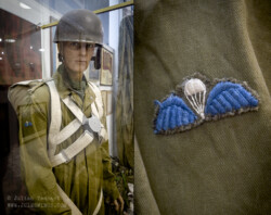 1945. Poggio Rusco (Maniova). Operation Herring 1. Lieutenant of "F" Squadron wearing British equipment.