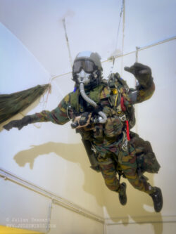 High Altitude Low Opening (HALO) parachutist.