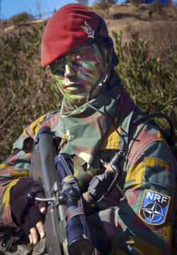 1st Parachute Battalion soldier serving in the NATO Response Force (NRF)