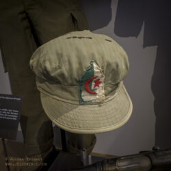 Cap of the Algerian National Liberation Army (ALN) French Foreign Legion Museum Aubagne Musée de la Légion Etrangère