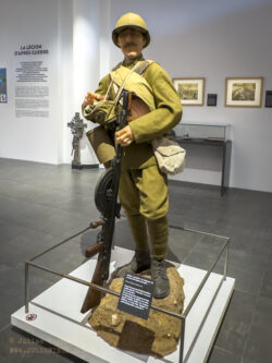 Foreign Legion machine gunner, Verdun Front, 1917. French Foreign Legion Museum Aubagne Musée de la Légion Etrangère