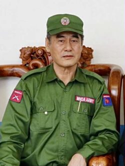Peng Daxun, also known as Peng Deren has commanded the MNDAA since 2009. Myanmar National Democratic Alliance Army (MNDAA)