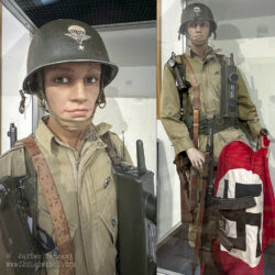 American equipped French paratrooper of the 1er Régiment de Chasseurs Parachutistes (1st RCP).